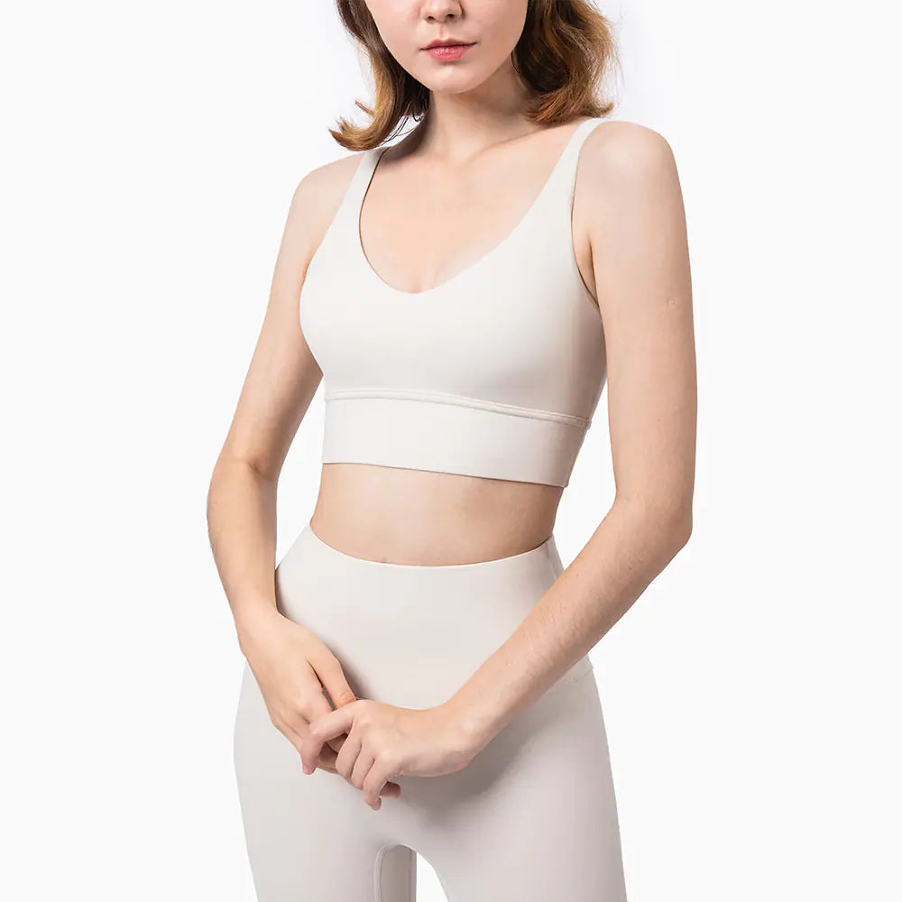 2020 New Deep V Sports Bra for Yoga and Fitness