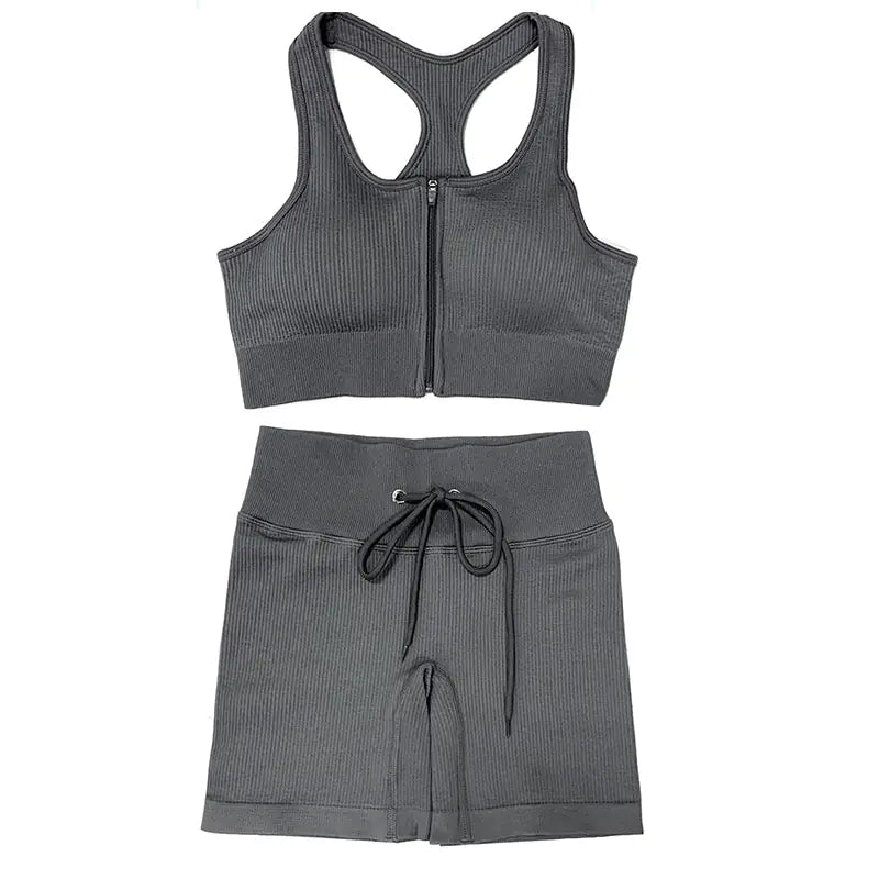 Half-Zippered Flex Yoga Set