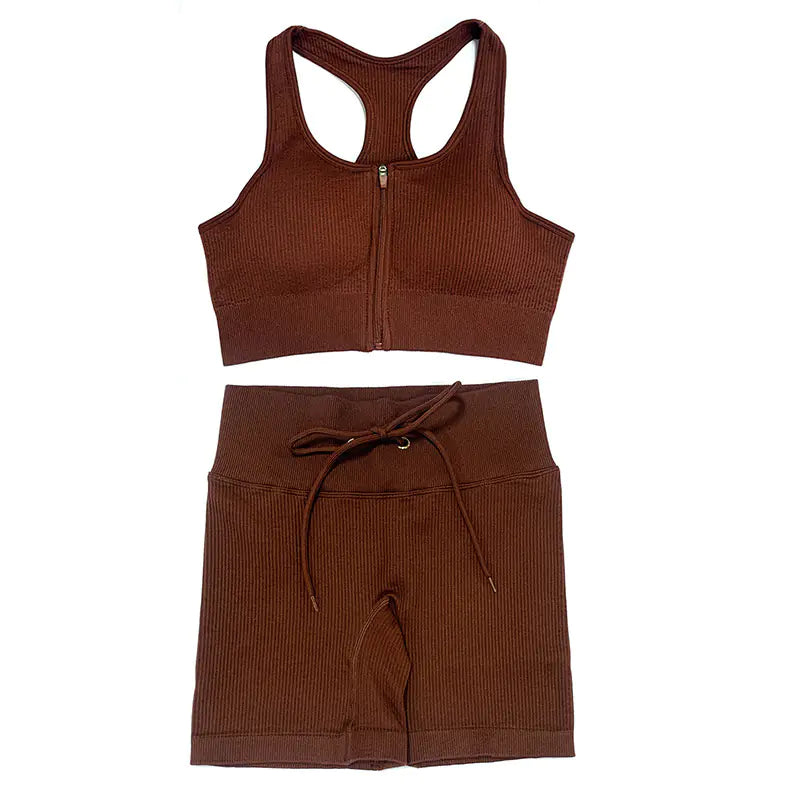 Half-Zippered Flex Yoga Set