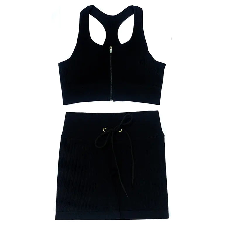 Half-Zippered Flex Yoga Set