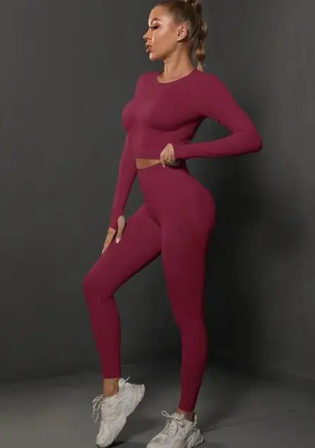 Motion Long Sleeve Yoga Suit