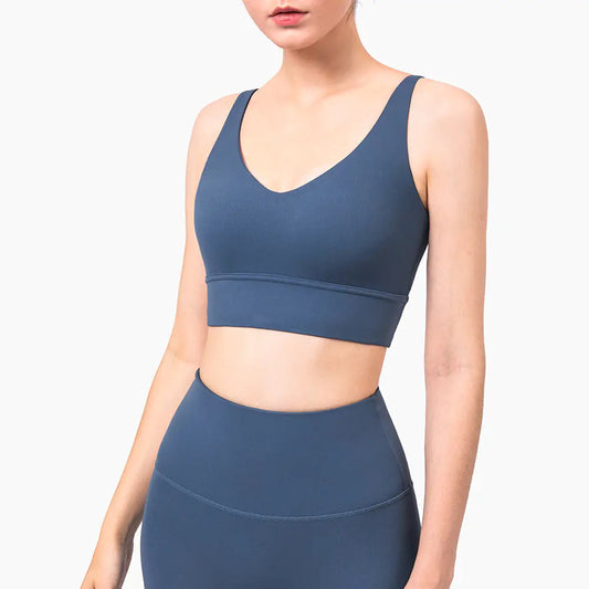 2020 New Deep V Sports Bra for Yoga and Fitness
